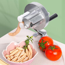 Manual Macaroni Machine, Ergonomic Hand Crank Pasta Maker, Compact Design for Home and Restaurant Use, No Electricity Required