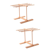 Noodle Clothes Airer Pack of 2, Drying Rack for Fresh Pasta, Adjustable Noodle Hanger, Space-Saving Noodle Tree Stand