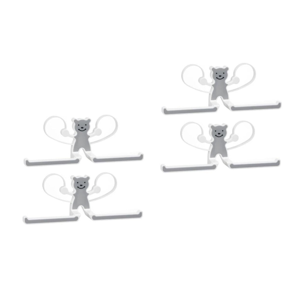 Toilet Storage Holder for Bathroom Towel, Stanzfreies Multifunctional PP Grey Rack, 2 Pieces, Space-Saving Design-image-OPC-PJWCVD5-NEW