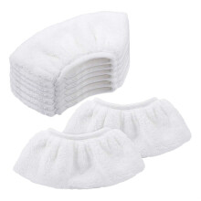 Frottee-Überzüge 8er-Pack for Handwerkzeuge, Handdüse, Dampfreiniger SC 2 SC 3 SC 4 SC 5 White, Soft Material, High Absorbency