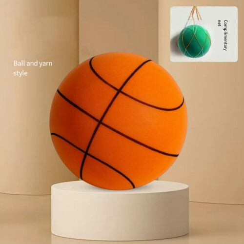 Indoor Basketball - Noise-Reducing Training Ball, Soft Touch, Lightweight Design for Home Use 2