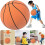 Indoor Basketball - Noise-Reducing Training Ball, Soft Touch, Lightweight Design for Home Use 2