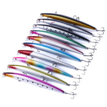 Mixed Fishing Bait Wobbler Crankbait 18 cm 246G Pack of 10 with High-Tech Hooks for Realistic Bass Fishing