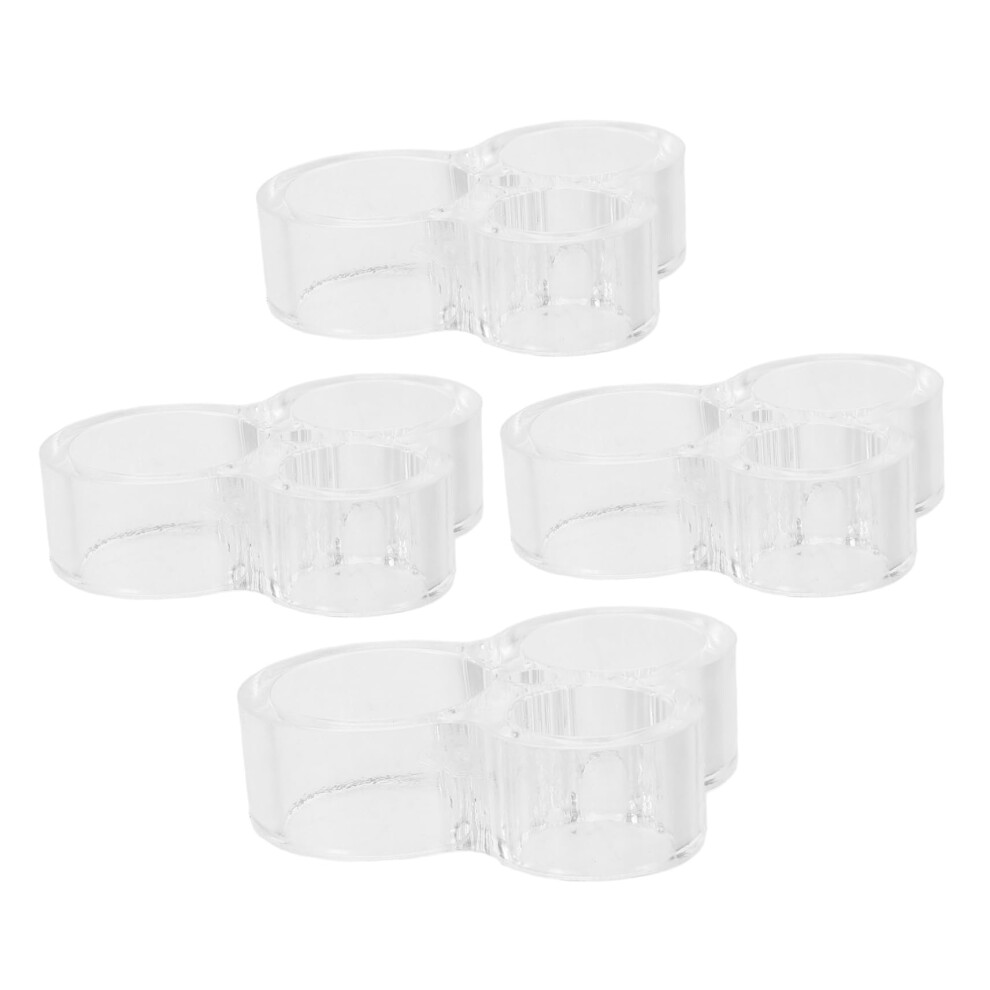 4 Pack Door Handle Bumper Covers Childproof Silicone Knob Protectors Transparent Baby Safety Door Knob Covers