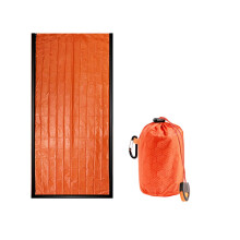 Sleeping Bag Survival Bivvy Bag for Camping and Hiking, Orange Color, Waterproof, Lightweight, Compact Design