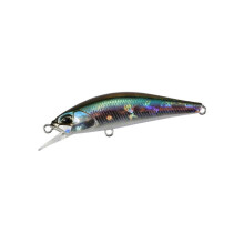 50mm Mini Minnow Bait 2PCS 4g Hard Plastic Wobbler with 3D Painted Finish and Sharpened Hooks (Color B)