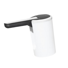 Water Pump Bottle Electric Desktop Pump for Living Room Use, Easy to Operate, White Color, Compact Design