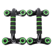 Push-up Board with 1 Pair Pushup Bars, Wide-Eyed Tilt-Assisted Stand, Portable Abdominal Frame for Home Workouts