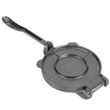 Cast Iron Tortilla Press with Aluminium Alloy Handle for Making Tortillas, Pies, and Meat Pies 8 Inch