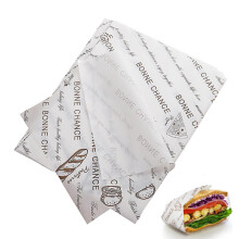 Deli Paper Sheets 100 Pack, 38 x 28 cm Food Grade Greaseproof Sandwich and Burger Wrap Paper, Wax Paper for Cheese and Chips