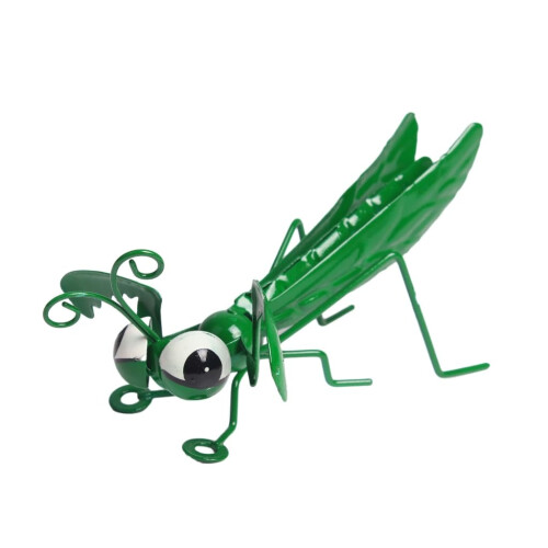 Iron Insect Iron Insect Sculpture Grasshopper Ornament 12 Inch Metal Garden Art ...