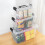 Storage Boxes with Lids and Handle, Clear Plastic Stackable Nesting Containers, 3-Pack 6L 10L 18L for Home Dorm Office 3
