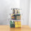 Storage Boxes with Lids and Handle, Clear Plastic Stackable Nesting Containers, 3-Pack 6L 10L 18L for Home Dorm Office 5
