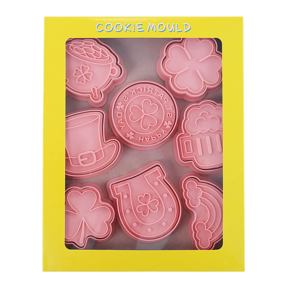 8pcs Handheld Cookie Cutter Set - Heart Shaped Baking Molds for Cakes, Pies, and Valentine's Day Treats-image-OPC-PJWDDHR-NEW