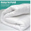 (Double ) Mattress Topper Luxury Soft 10cm Quilted, Extra Deep, 6