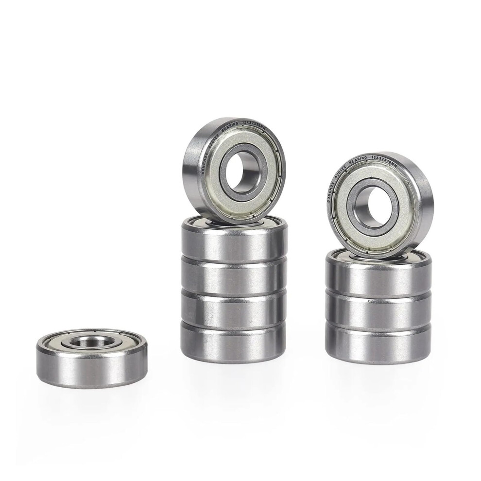 Abec 5 608 Deep Groove Ball Bearing 12X32x10mm Metal Seal Zz 2Rs Compatible With 6200 6201 6202 6203 6204 6205 6206 6207 6208 6038364446671