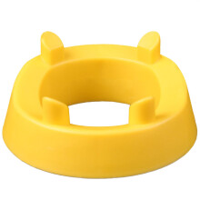 Baseball Display Stand - Yellow Plastic Four Corner Ball Holder Rack for Baseballs - Durable and Stylish Storage Solution
