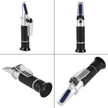 Portable Refractometer 0-32 Brix for Accurate Sugar Measurements - Optical Refractor for Wine Beer Juice Syrup Testing