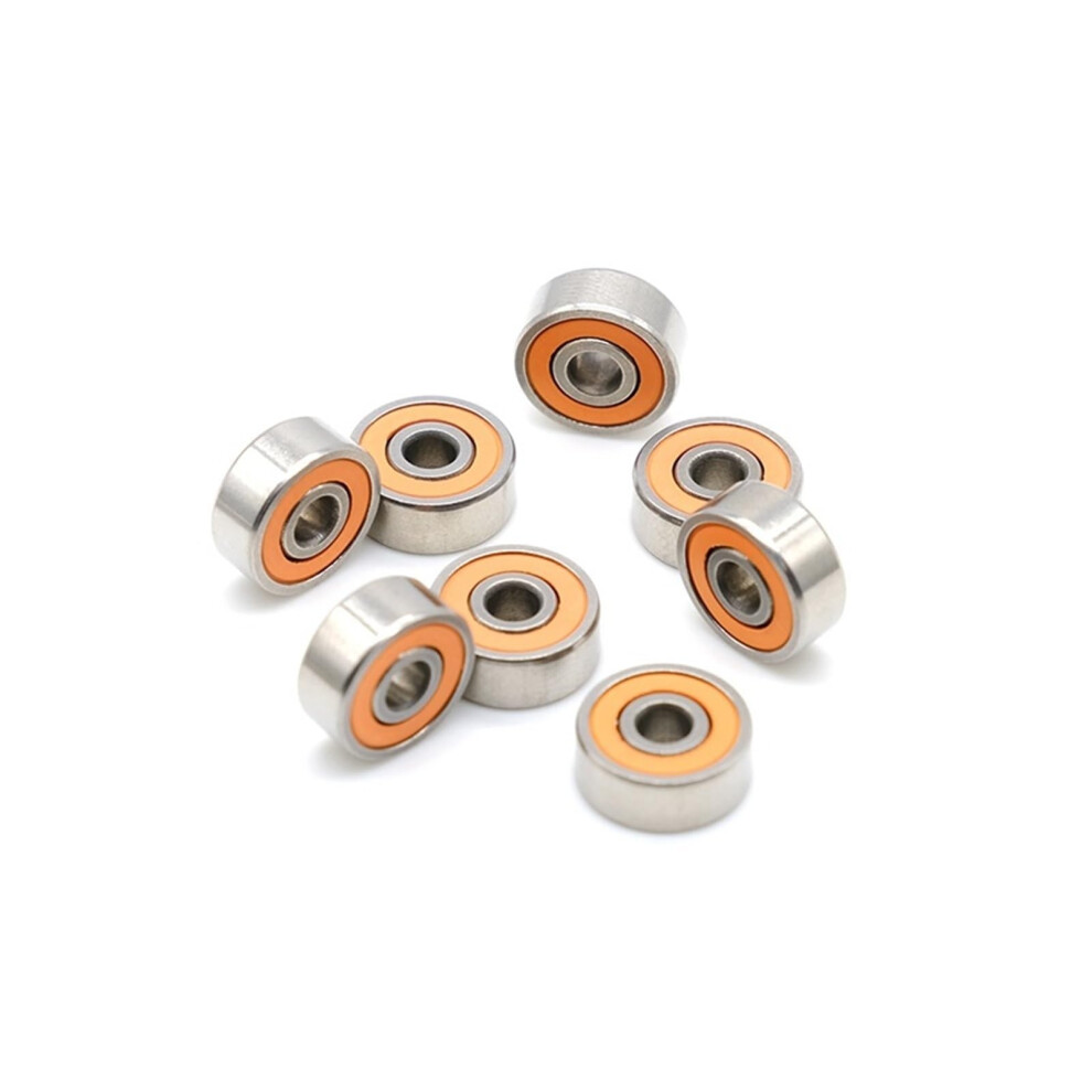 Mr115rs Lager 10Pcs Abec-7 Mr115 2Rs 5X11x4 Mm Double Sealed Bearings For Rc Cars And Models Orange 6038364447005