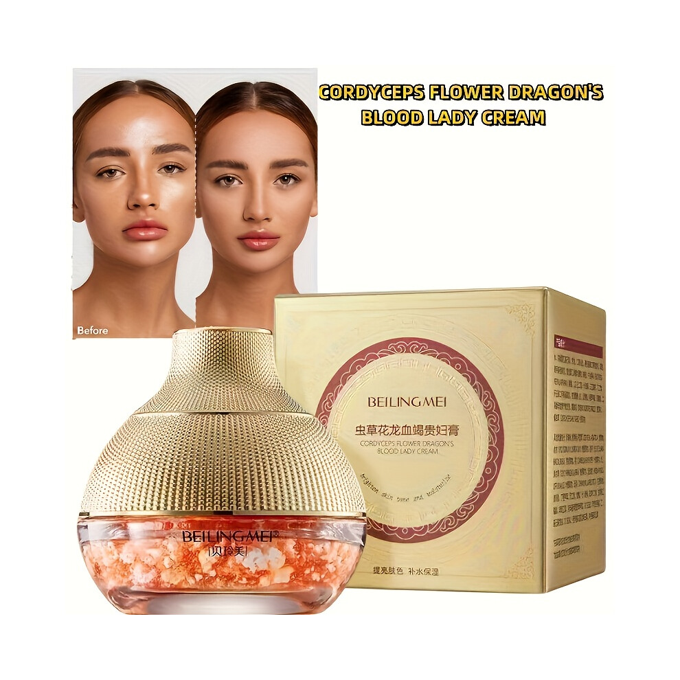 Flemye Cream (35G) Dragon Blood Essence Containing Sodium Hyaluronate, Niacinamide, Ginseng Extract, Hyaluronic Acid, And Snow For Lotus