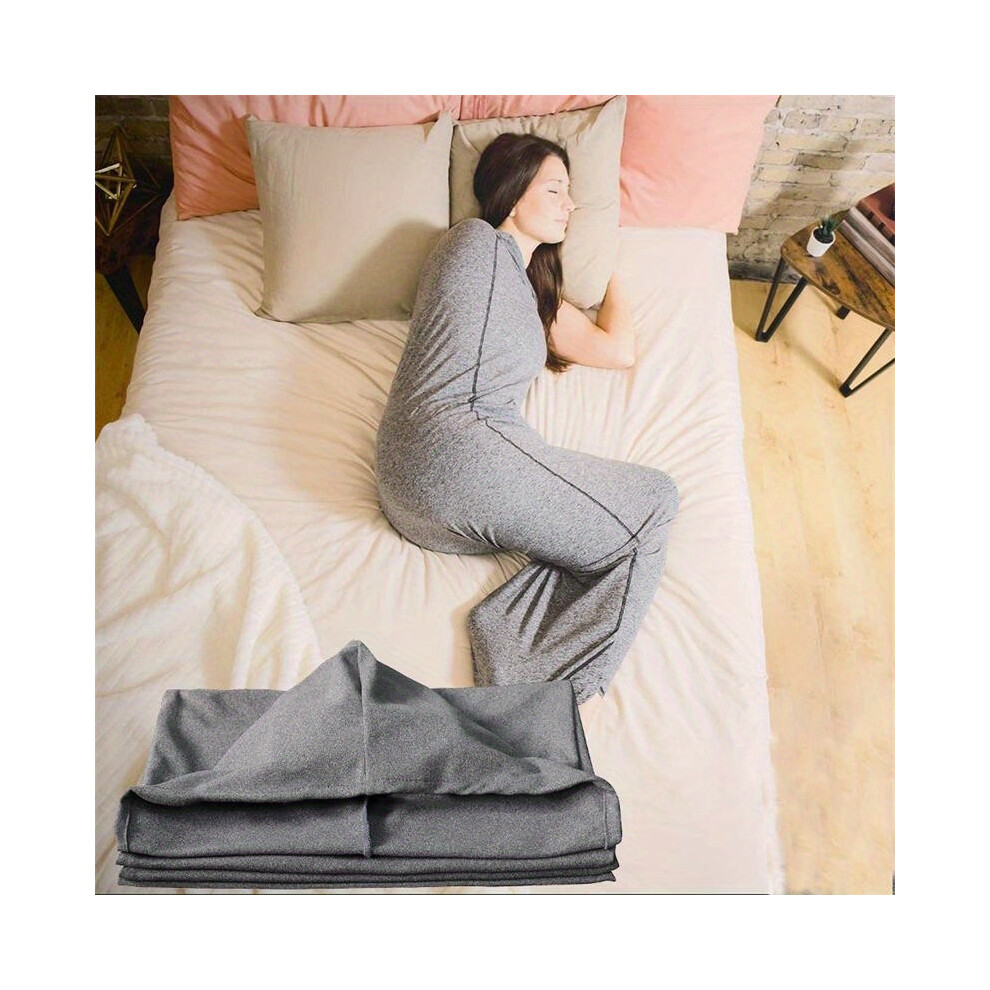 Closkye (Children's Model-150*40Cm) Ultra-Lightweight Cooling Blanket With Embrace Pressure Relax - Breathable Elastic Fabric Sleeping Bag For Teens & Adults,