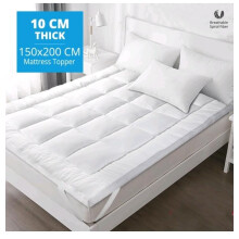 (King ) Mattress Topper Luxury Soft 10cm Quilted, Extra Deep,