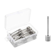 30 Stainless Steel Inflating Needles for Basketballs and Footballs, Compatible with Standard Pumps, Durable and Reliable