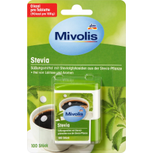 3X Mivolis Stevia Sweetener Tablets 100 Pcs Natural Sugar Substitute