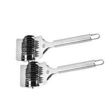 Stainless Steel Pasta Cutters Set of 2 for Cutting Spring Onions and Dough – Durable Kitchen Tool Silver
