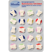 4X Mivolis Kids Multivitamin Chewable Tablets 14g with Sweetener