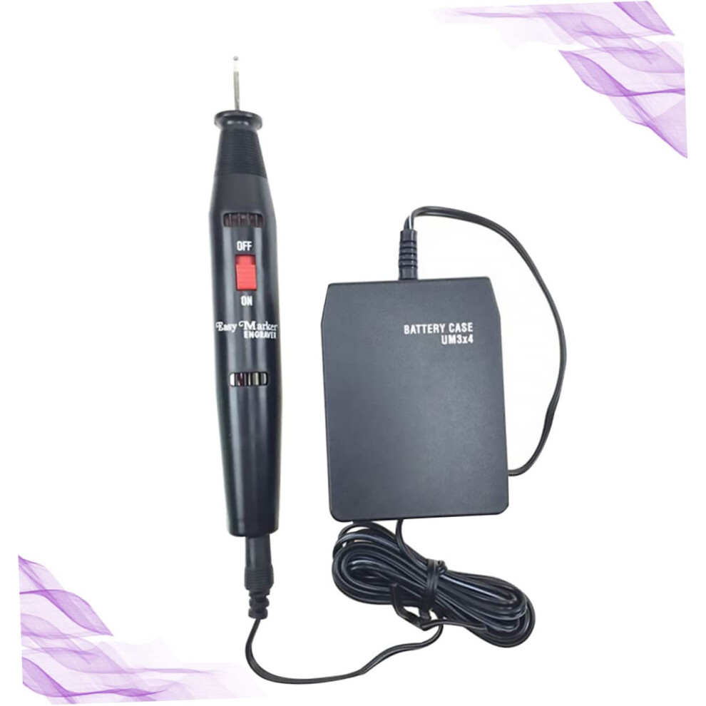Electric Engraving Pen For Wood, Precision Carving Tool, Black, Ideal For Crafts And Engravings, Versatile And Durable 6482260856919
