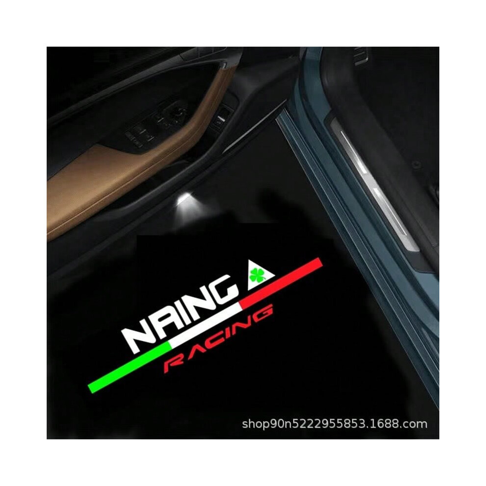 (Romeo/English label) Suitable for Alfa Romeo HD welcome light Giulia Giulie Stelvio welcome light-image-OPC-PJWDQZP-NEW