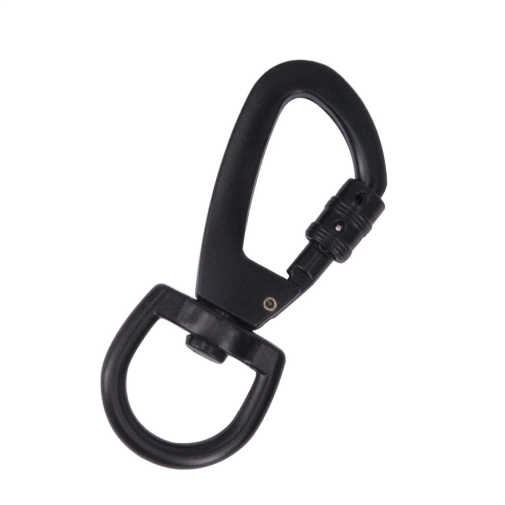 Snap Hooks Heavy Duty, Black Zinc Alloy Dog Lead Clip, Swivel Eye Snap Clips For Camping And Hiking, 3-Inch Size 6447073823336
