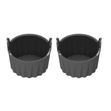 Set of 2 Silicone Ramekins for Air Fryer, Egg Poacher Cups, Dishwasher Safe, 4 oz Size, Kitchen Baking Tools