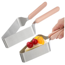 2-Piece Multifunctional Cake Cutter and Server Set, Durable Stainless Steel for Cakes, Pastries, and Beginners