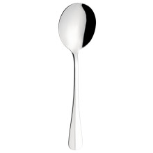 Baguette Soup Spoon Stainless Steel 2.5mm Silver Durable Kitchen Utensil for Soup and Stews