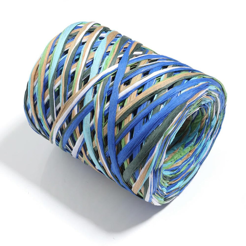 200M Natural Bast Straw Twine For Diy Sun Hat, Beach Bag, Gift Wrapping, Crochet Projects - Color 6 6482260858296