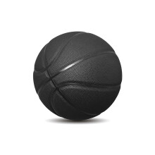 Mini Basketball No Logo Size No.3 Soft Absorbent Leather for Small Baskets Decompression Training Aid Black