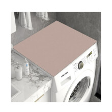 Washing Machine Mat, Non-Slip Top Cover, Dust Protection for Washing Machine and Refrigerator, 60x60cm, Pink