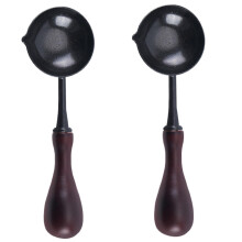 Wax Spoon 2pcs Frosted Vintage Wax Melting Spoon Set, Durable Material, Ideal for Candle Making and Crafting