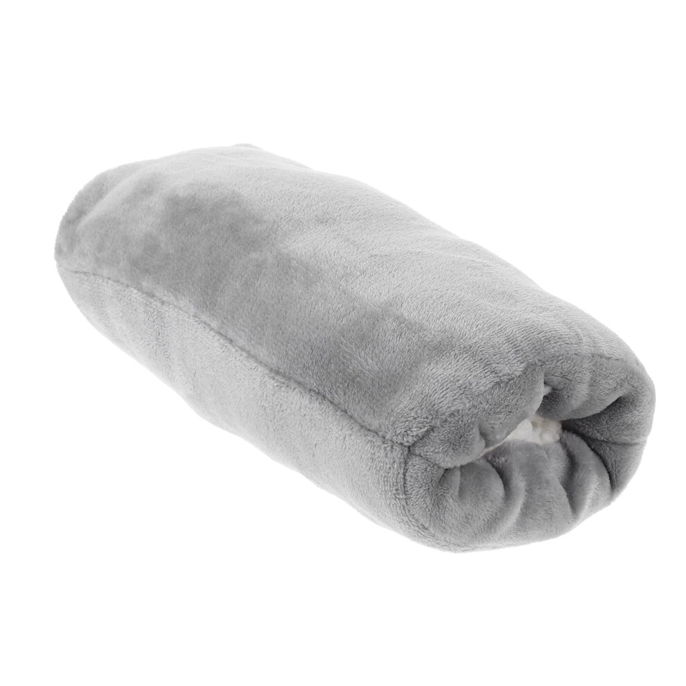 Handheld Muffler Warmer Rechargeable Electric Flannel Hand Warmer for Elderly Soft Heating Device for Cold Hands