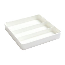 Cutlery Tray - Extendable Utensil Drawer Organiser for Kitchen Storage | Adjustable Cutlery Organiser | Durable Plastic Design