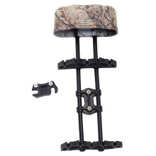 5 Spot Bow Accessories Quiver Holder for Compound Bow with Quick Release Camo Design, Durable and Lightweight