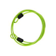 Steel Cable Bicycle Lock - 1 Piece Durable Outdoor Steel Wire Key Lock, Green Heavy-Duty Security Lock for Bikes