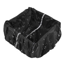 Bicycle Basket Rain Cover - Waterproof Oxford Fabric Basket Shield With Reflective Strip For Commuting And Travel