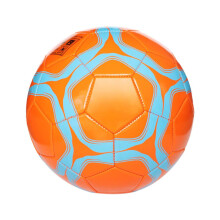 PVC Soccer Ball for Team Training, Size 5, Durable Professional Quality, Orange Band, Football Training Equipment