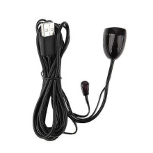 Set-top Box Infrared Remote Control Repeater Black IR Extension Cable USB Tw