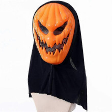 Halloween Pumpkin Head Cosplay Scary Full Head Mask Party Creepy Prop Fancy Dress Up Tw