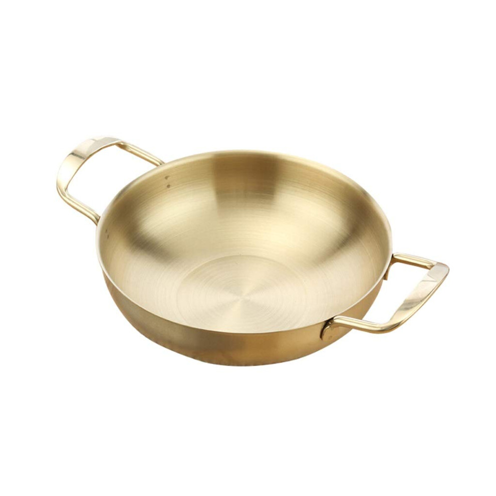 Stainless Steel Paella Pan 18 Inch, Non-Stick Seafood Cooking Pot for Crabs and Seafood Parties, Color B-image-OPC-PJWF2WG-NEW