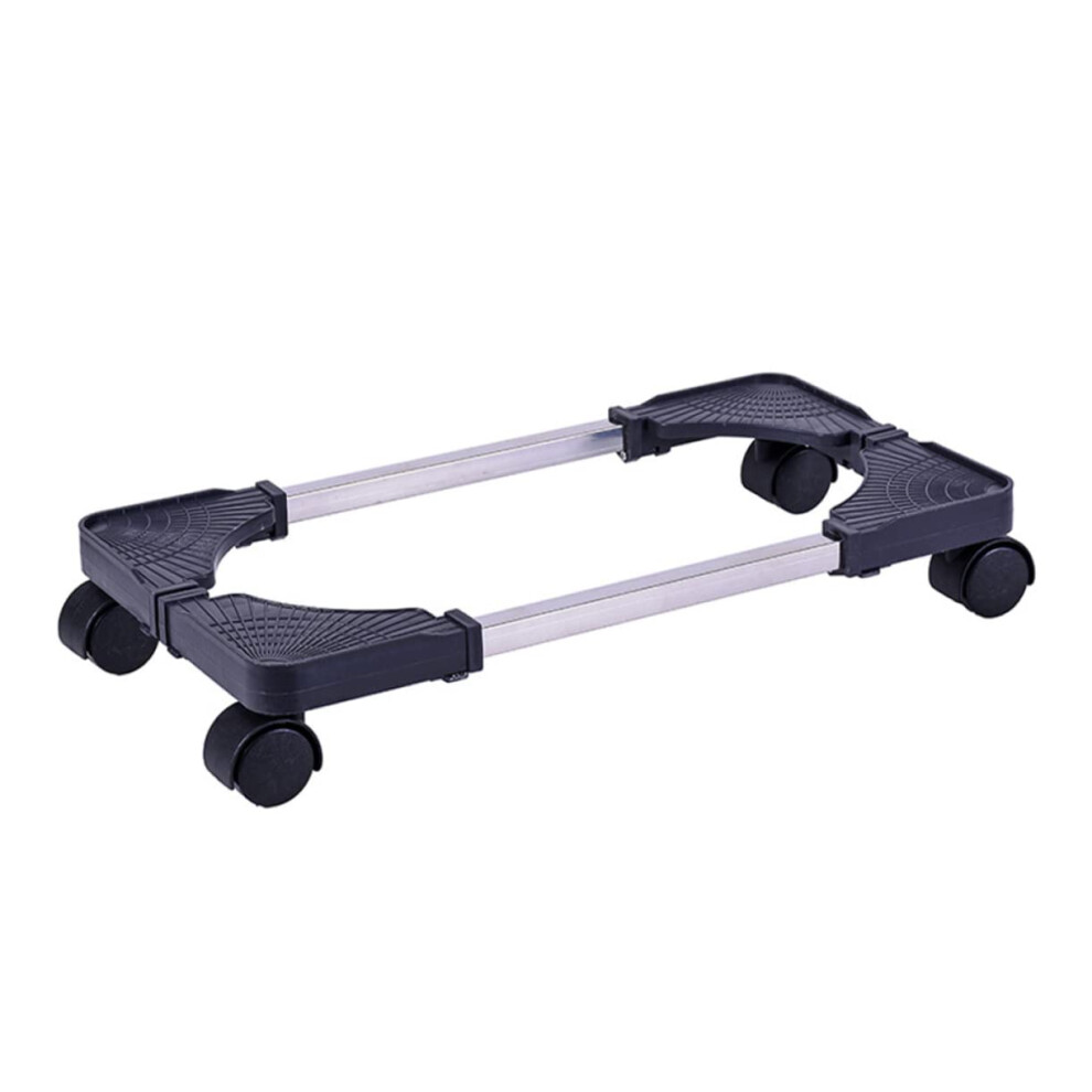 Mobile Cpu Stand Adjustable Design With Sturdy Triangle Structure And Wheels For Easy Transport Of Computer Cases For Desks And Office Use 6447073831836